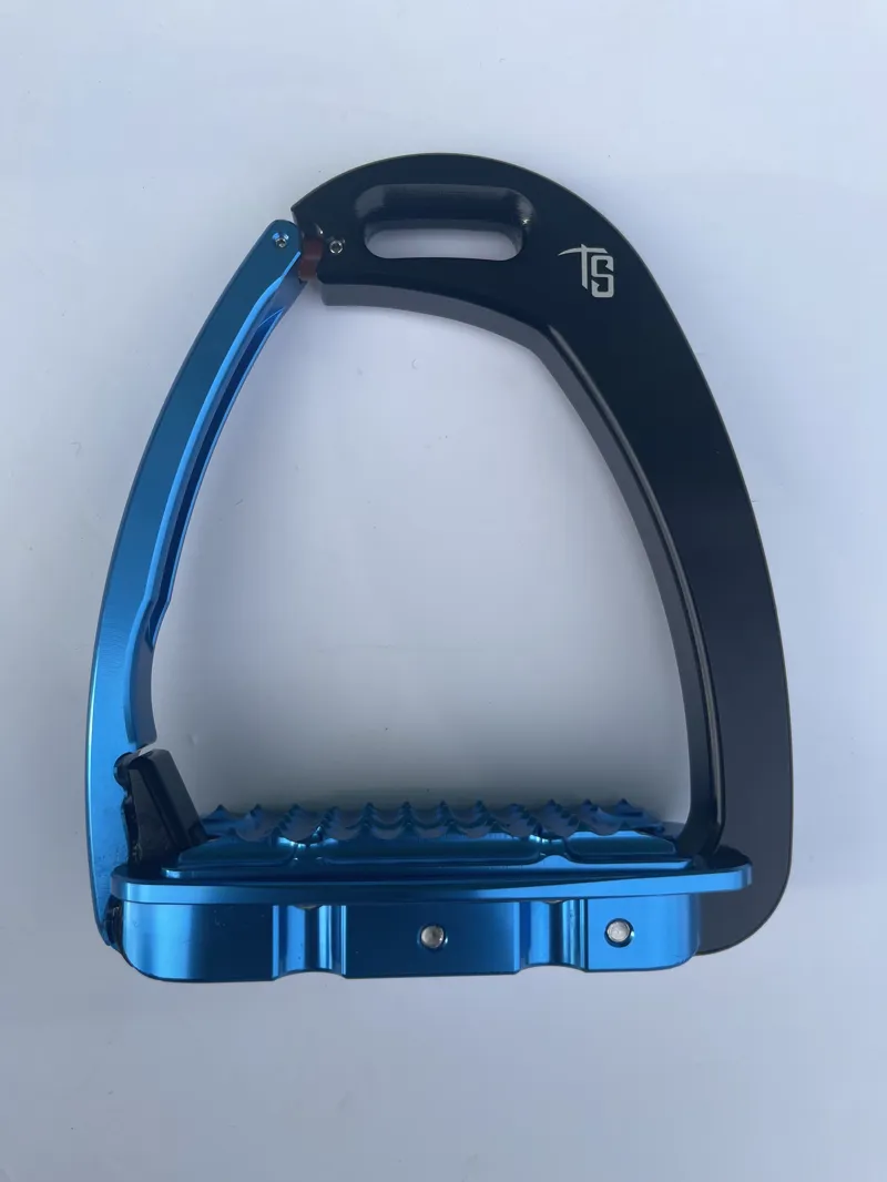 Tech Stirrups Venice Safety Young Rider Black/Blue